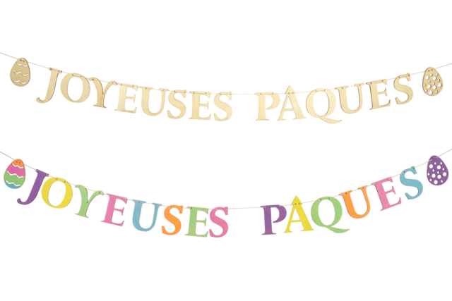guirlande fête de pâques - Supports de Pâques à décorer - 10doigts.fr