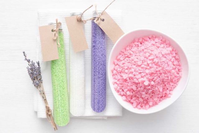 idée cadeau sel de bain - Plastique Transparent - 10doigts.fr