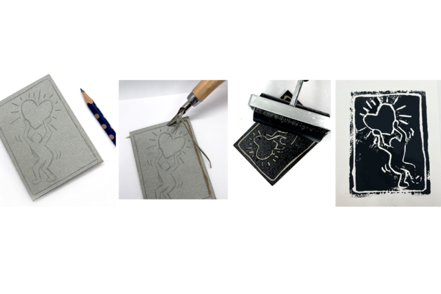impression linogravure - Matériel de linogravure : s'initier à l'impression d'estampes maison - 10doigts.fr