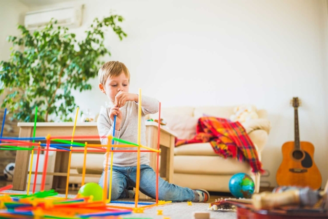 jeu créativité tube et connecteur enfant - Jeux de construction - 10doigts.fr