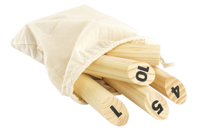 jeu de quille molkky - Jeux et Jouets en bois à décorer - 10doigts.fr