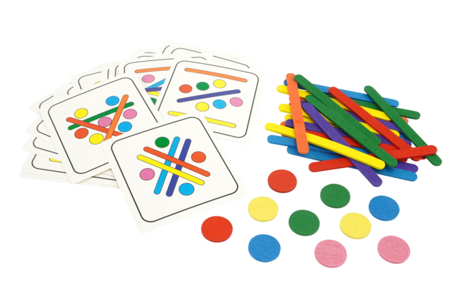 Jeu eduatif placement - Jeux et Jouets en bois à décorer - 10doigts.fr