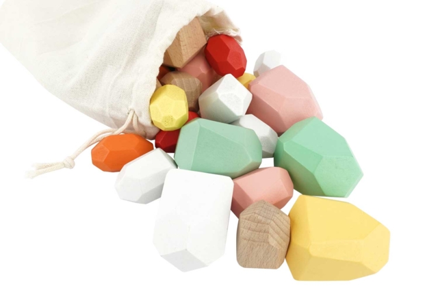 jeu equilibre rocher enfant - Jeux et Jouets en bois à décorer - 10doigts.fr