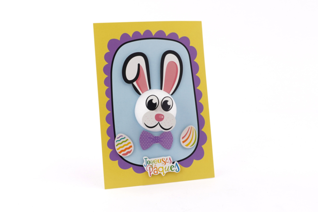 Ki Lapin de Paques Coloré - Kits créatifs Pâques - 10doigts.fr