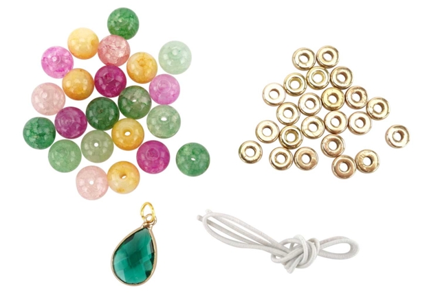 Kit bracelet perles chic matériel - Kits créatifs Fête des Mères : des coffrets tout-en-un pour fabriquer vos cadeaux pour maman - 10doigts.fr