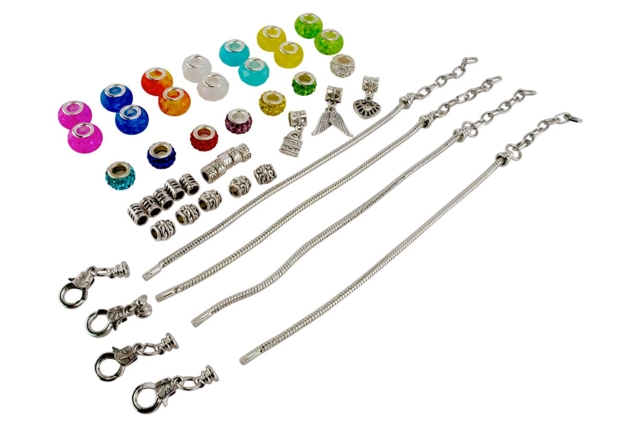 Kit bracelets à charms - 4 bracelets  - Perles Pandora - Tendances Bijoux - 10doigts.fr