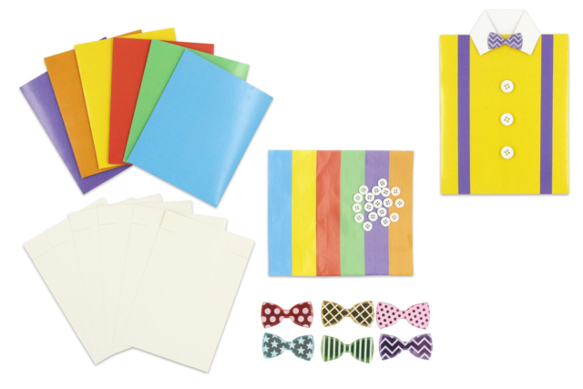 kit carterie école - Cartes à fabriquer pour la Fête des Pères - 10doigts.fr