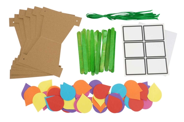 Kit cartes tulipes - 6 cartes - Kits fête des parents - 10doigts.fr
