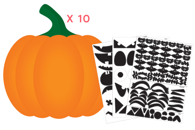 kit créatif gommettes halloween - Kits créatifs Halloween - 10doigts.fr