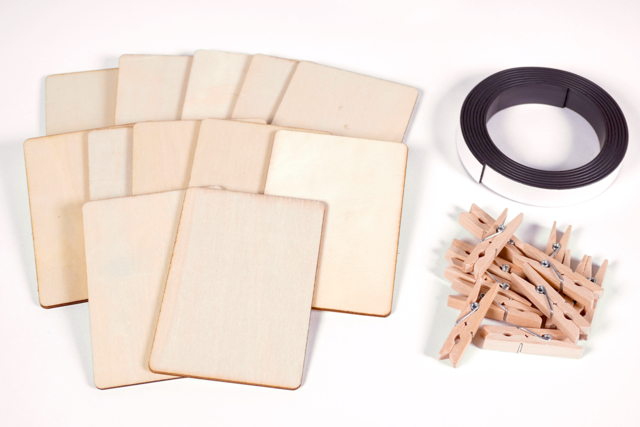 kit magnet mémo - Kits créatifs Fête des Pères : des coffrets tout-en-un pour papa - 10doigts.fr