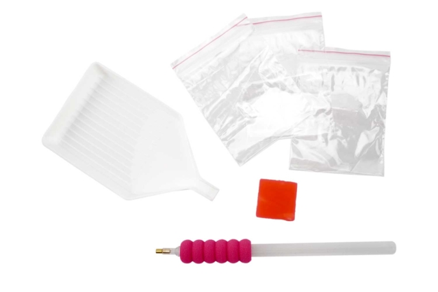 kit matériel tableau diamants - Diamond Painting : Kit complet - 10doigts.fr
