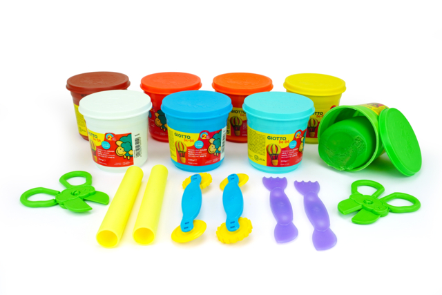 kit pâte à modeler giotto bébé - Pâtes à modeler bébé - 10doigts.fr