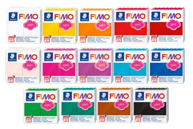 Kit pâtes Fimo -14 couleurs classiques - Packs Promo pâtes Fimo : des assortiments exclusifs au meilleur prix - 10doigts.fr