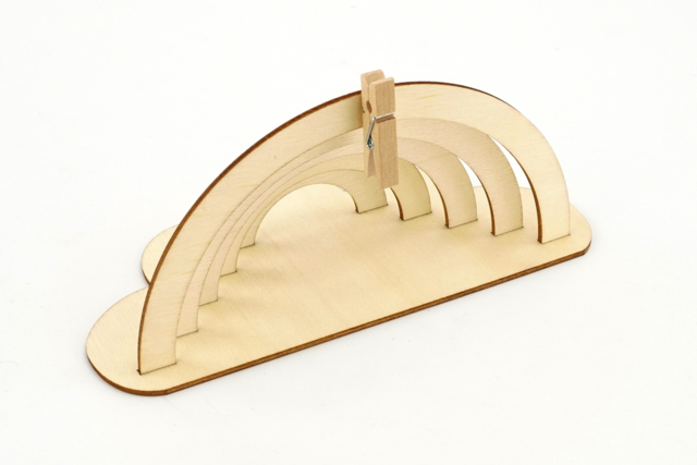 Kit Porte-photo bois - Cadres et clips photos : des supports uniques pour afficher vos souvenirs - 10doigts.fr