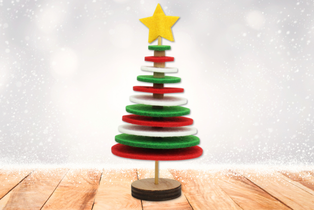 kit sapin de noël en feutrine - Kits créatifs de Noël pour les enfants - 10doigts.fr