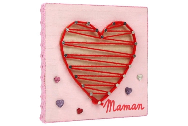 Kit String Art - String Art pour enfants : l'art de créer avec des fils - 10doigts.fr