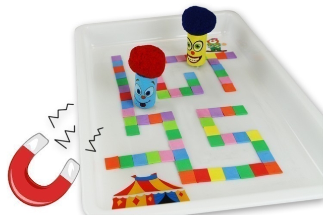 Labyrinthe magnétique - Aimants et magnets créatifs pour loisirs créatifs - 10doigts.fr