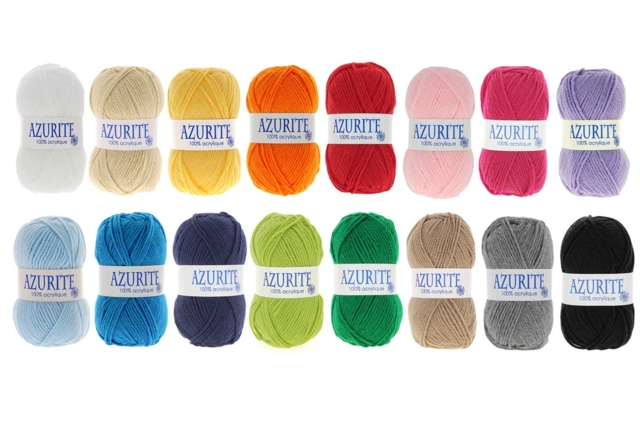 laine acrylique azurite - Fils à tricoter et laines : donnez vie à vos envies créatives - 10doigts.fr