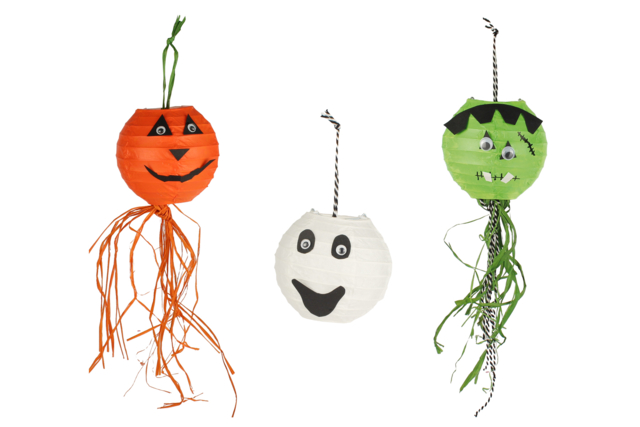 Lampions Halloween - Raphia et fibres naturelles pour vos créations - 10doigts.fr