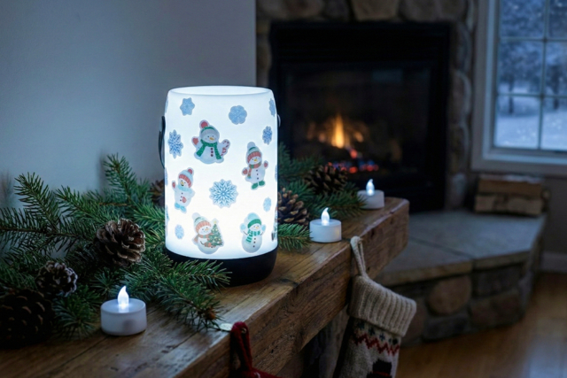 Lanterne d'hiver - Gommettes de Noël : autocollants et stickers créatifs pour enfants - 10doigts.fr