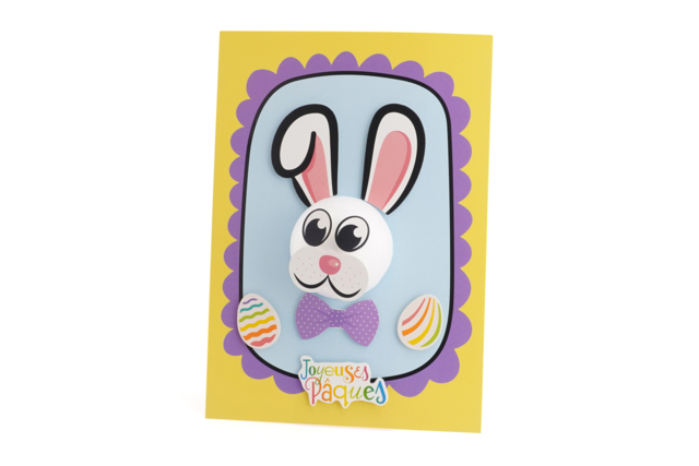 Lapin de Paques Tableau - Kits créatifs Pâques - 10doigts.fr