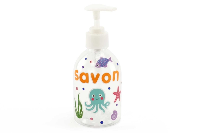 Lavage Main Flacon - Plastique Transparent - 10doigts.fr