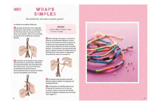 Livre bracelets brésiliens - Bracelet brésilien : tout le matériel pour confectionner vos bracelets - 10doigts.fr