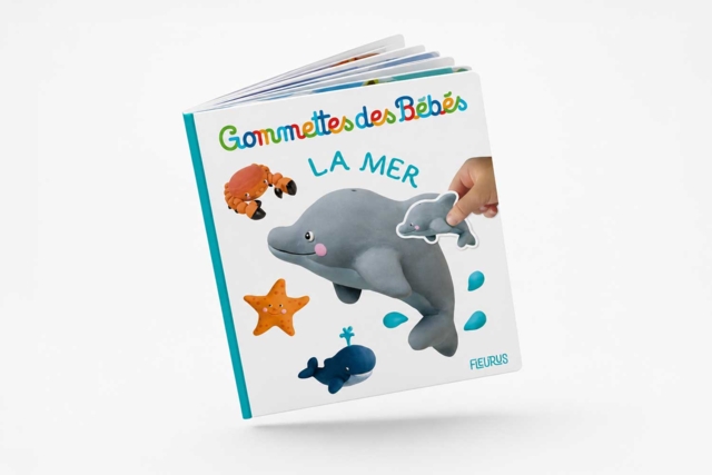 Livre : gommettes bébé, la mer - Gommettes Bébé : nos supports s'amuser à coller des images dès le 1er âge - 10doigts.fr