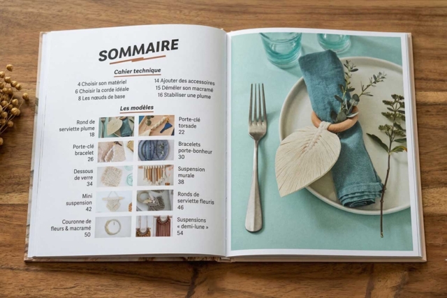 Livre : Objectif macrame - Livres de Mercerie créative - 10doigts.fr