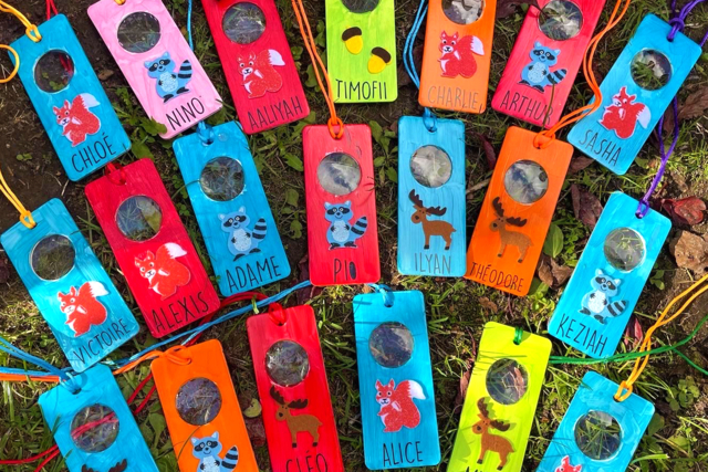 Loupe a decorer Automne - Kits animaux et nature : créez votre propre univers sauvage - 10doigts.fr