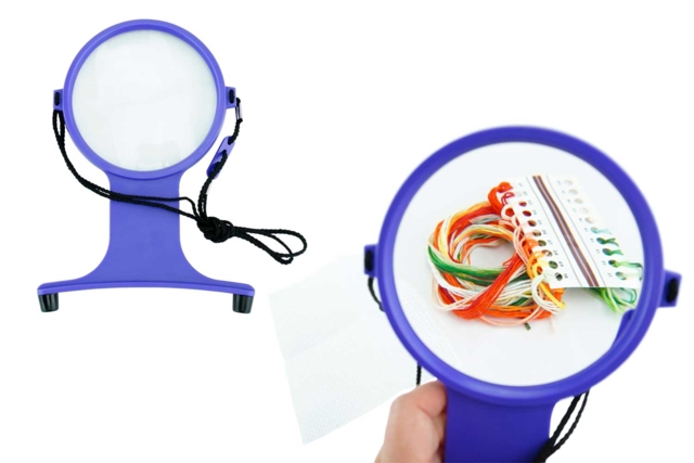 Loupe mains-libres focus - Outils de mercerie - 10doigts.fr