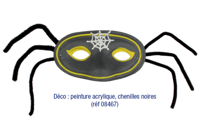 Loups blancs à décorer, qualité supérieure - Masques créatifs enfants - 10doigts.fr
