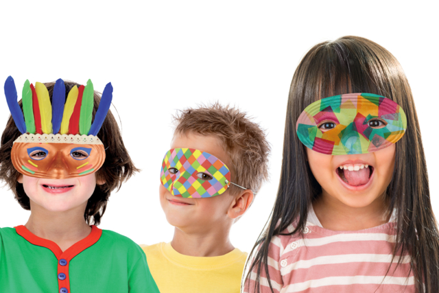 Loups enfants - Masques créatifs enfants - 10doigts.fr