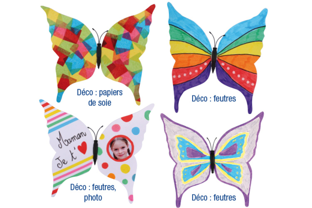 Magnet papillon - Supports en papier - 10doigts.fr