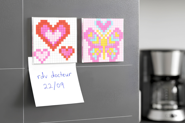 Magnet pixel art - Aimants et magnets créatifs pour loisirs créatifs - 10doigts.fr