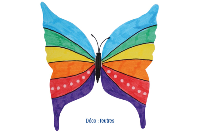 Magnets papillon - Supports en papier - 10doigts.fr