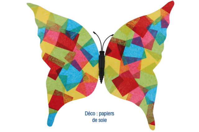 Magnets papillon - Supports en papier - 10doigts.fr
