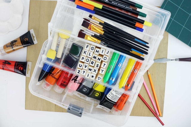 malette rangement - Palettes et rangements - 10doigts.fr