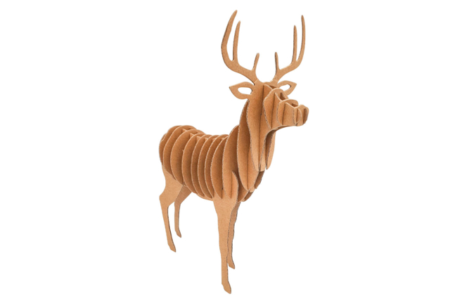 maquette cerf en carton - Maquettes en carton - 10doigts.fr