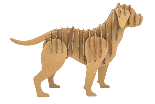Maquette Chien Carton - Maquettes en carton - 10doigts.fr