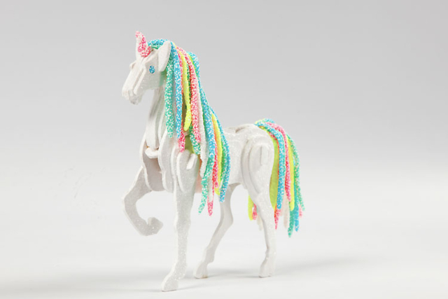 maquette licorne - Maquettes en bois - 10doigts.fr