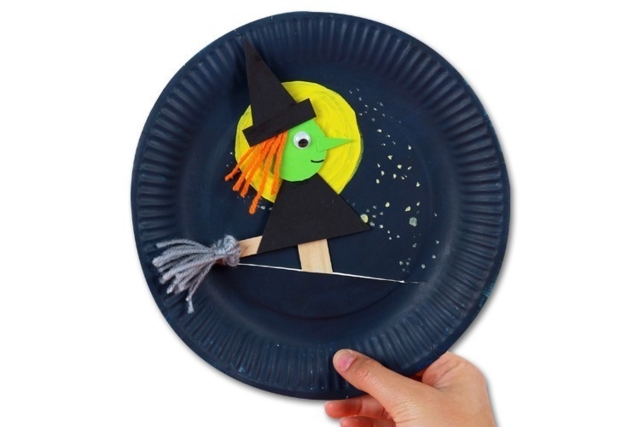 Marionnette sorcière - Accessoires en bois - 10doigts.fr