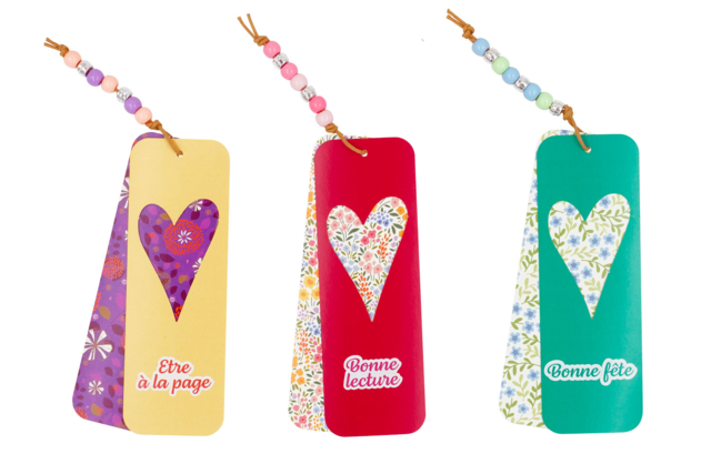 marque page liberty - Kits créatifs en Papier - 10doigts.fr