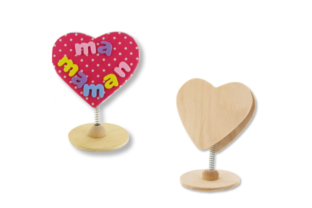 marque place coeur - Cadres et clips photos : des supports uniques pour afficher vos souvenirs - 10doigts.fr