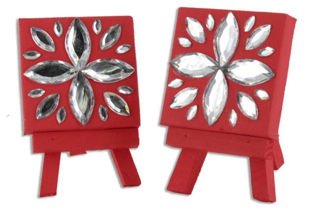 Marque-place de fête - Châssis et Cartons toilés - 10doigts.fr