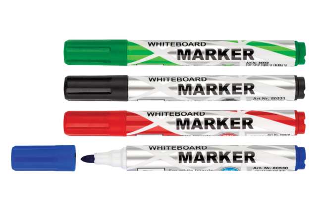 marqueur effacables pointe ogive - Feutres effaçables pour tableaux blancs, ardoises et vitres - 10doigts.fr