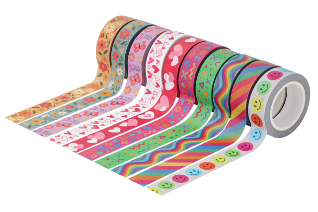 masking tape à motifs - Masking tape (Washi tape) - 10doigts.fr