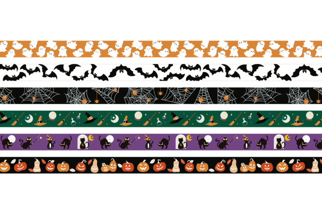 masking tape halloween - Adhésifs colorés et Masking tape - 10doigts.fr