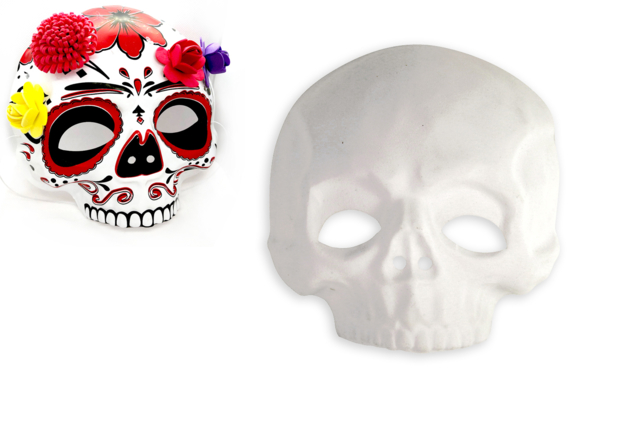 masque calaveras - Masques créatifs enfants - 10doigts.fr