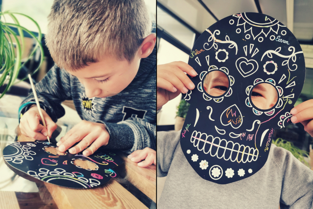 Masque calaveras instagram4 - Masques créatifs enfants - 10doigts.fr